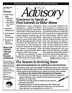 Go to Full PDF of newsletter sample